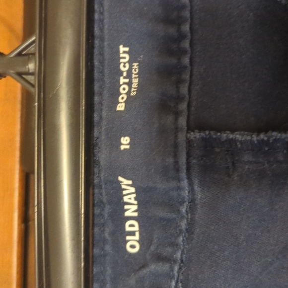 Old Navy boot cut size 16 in one in tan and one in blue - Picture 6 of 8